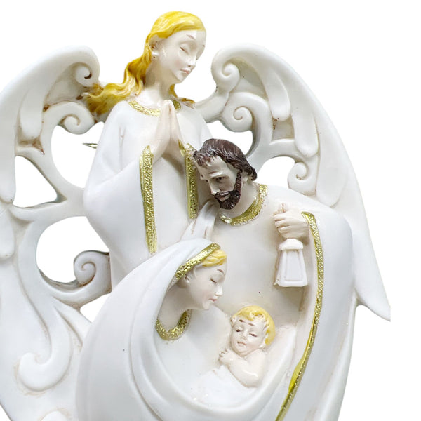 Escultura Nacimiento y Angel