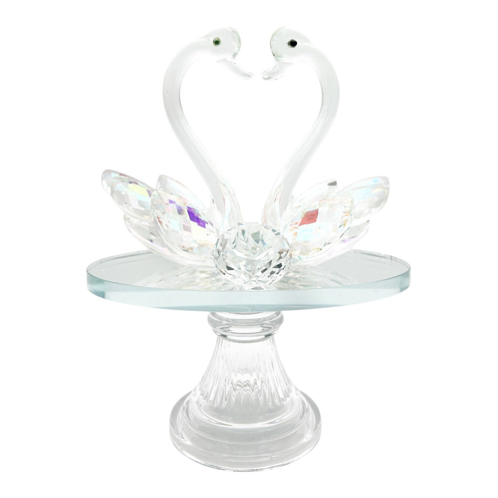 Adorno PAREJA DE CISNE CORAZON