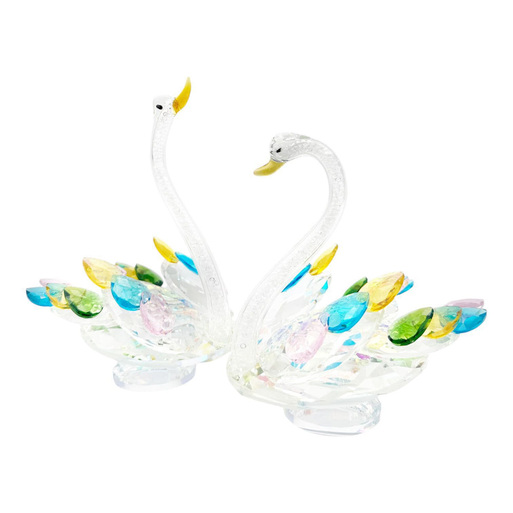 Adorno PAREJA DE CISNE COLORS