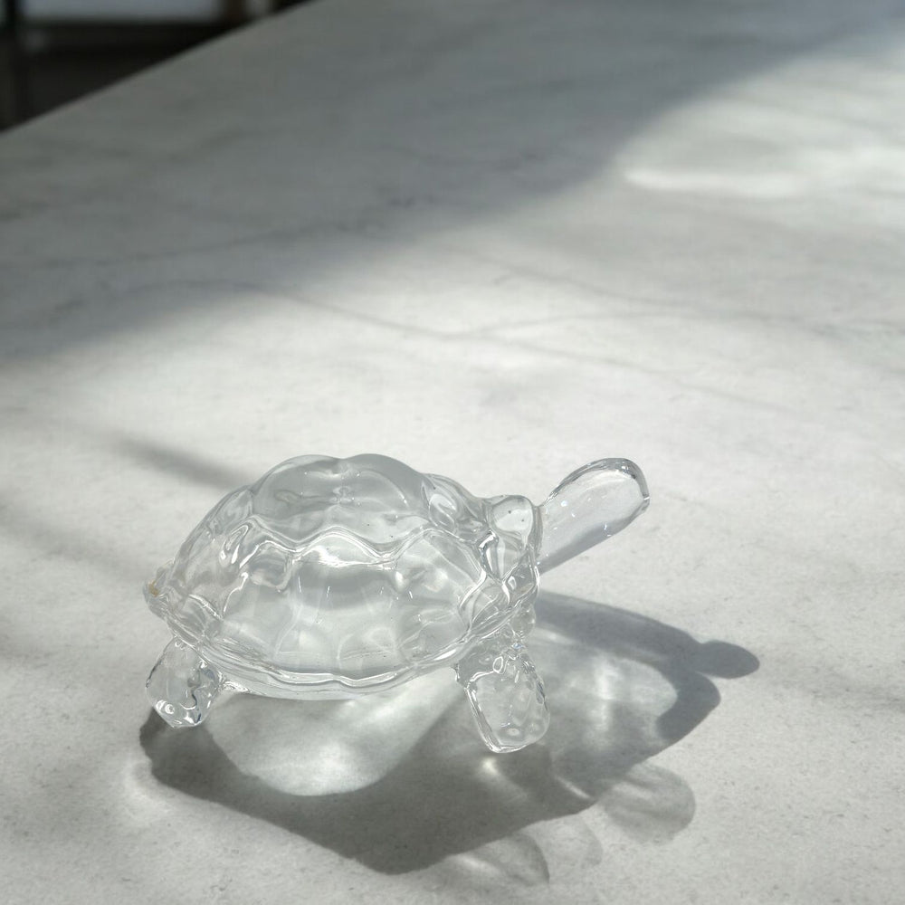 Adorno Tortuga de Vidrio