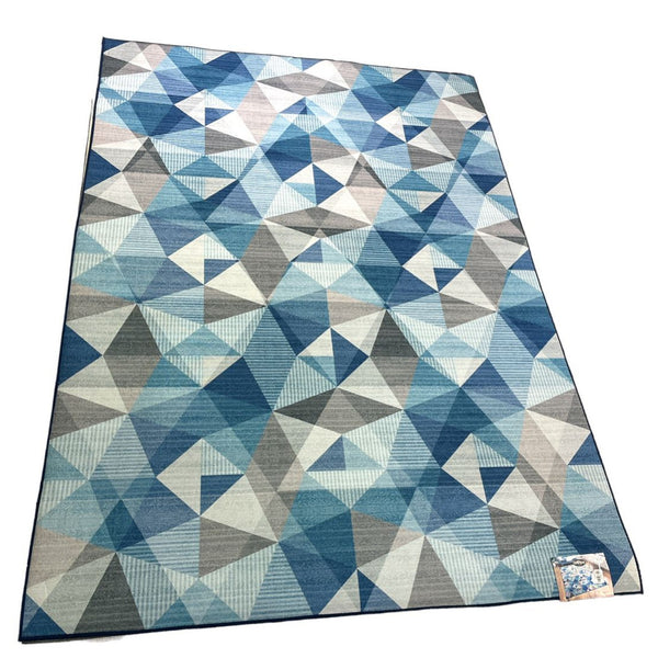Alfombra TRIANGULOS BLUE