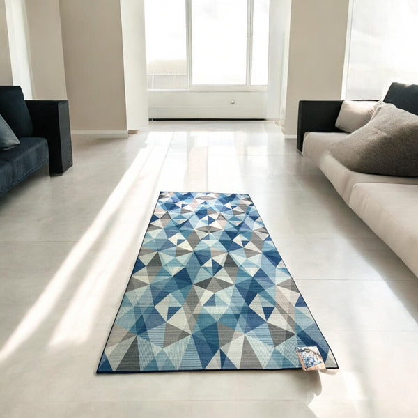 Alfombra TRIANGULOS BLUE