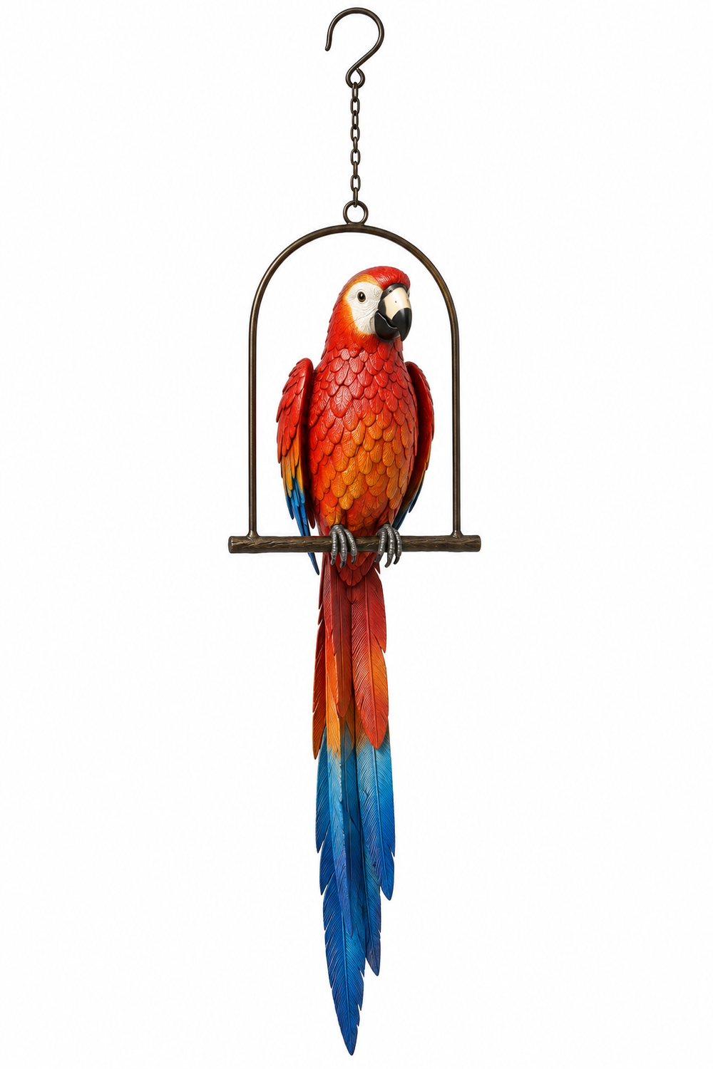 Colgante Guacamayo Metalico