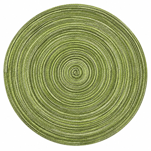 Set x6 Individuales Redondos ESPIRAL VERDE