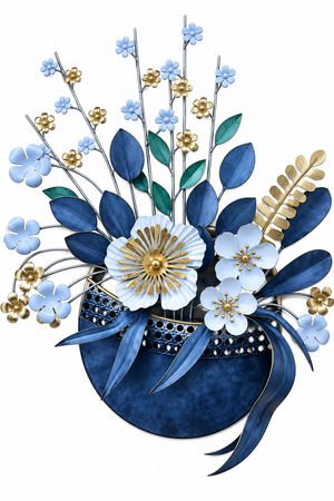 PLACA FLORAL V