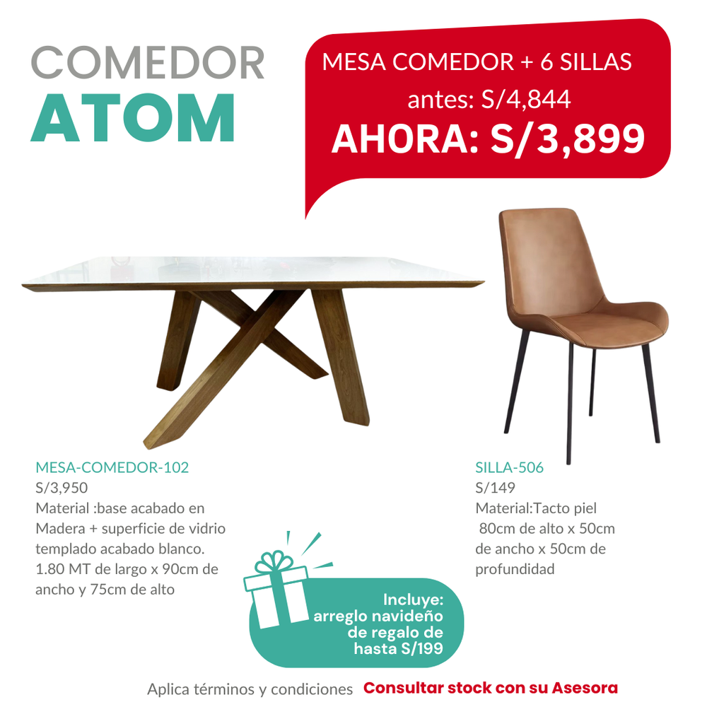 Mesa de Comedor ATOM