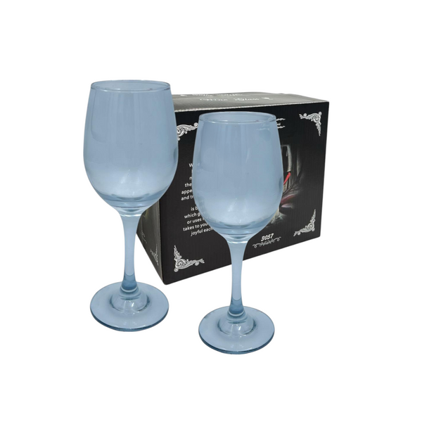 COPAS DE VINO AZUL