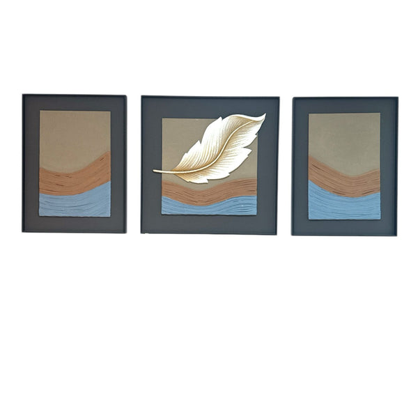 Cuadros RELIEVE HOJAS