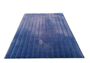 Alfombra Cuadro Peluche AZUL NOCHE