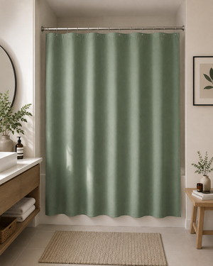 Cortina de Baño VERDE