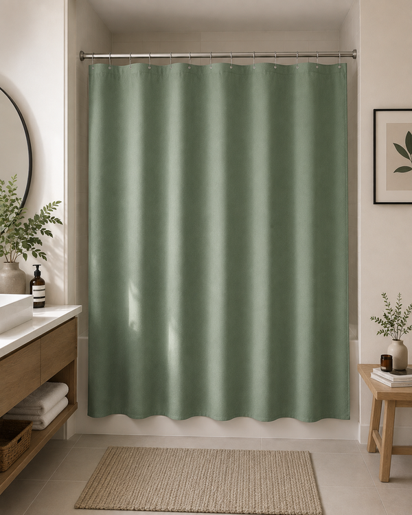 Cortina de Baño VERDE