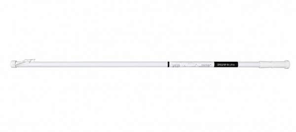 Tubo Para Cortina Baño Ajustable Metálico Blanco