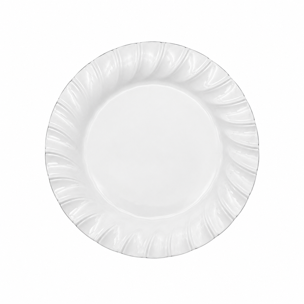 Plato Llano Pequeño Blanco PERLA