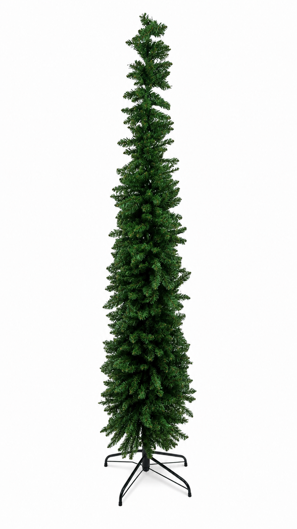 Árbol Pino Slim/Lapiz Tradicional Verde 2.10m