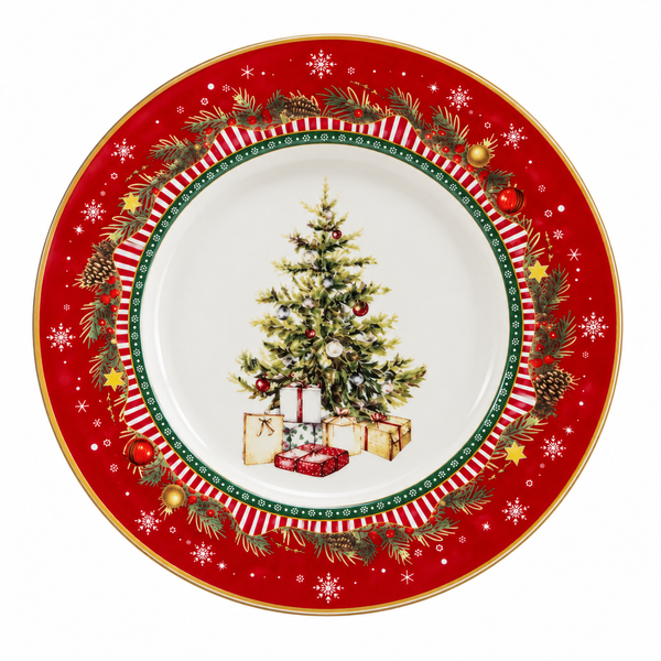 Plato Navideño Pino - 20cm