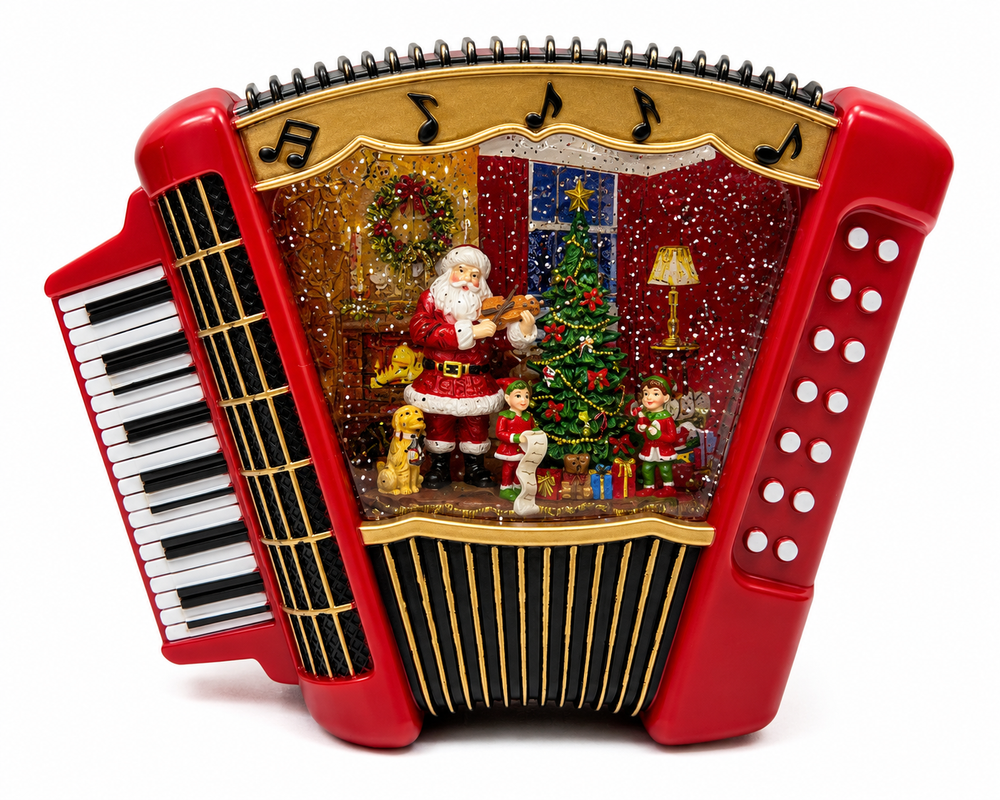 Acordeon Navideño PAPÁ NOEL