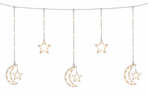 Luces Cortina Estrella Luna - 3m