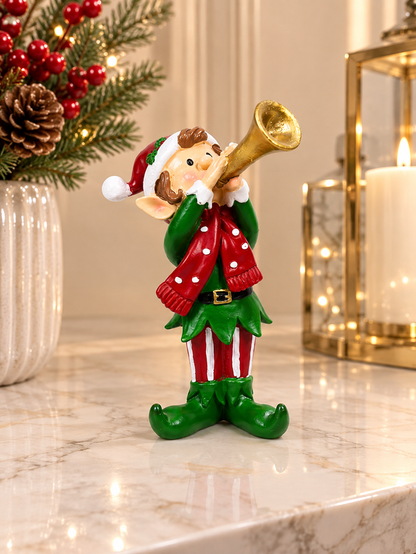Duende Navideño Trompetista