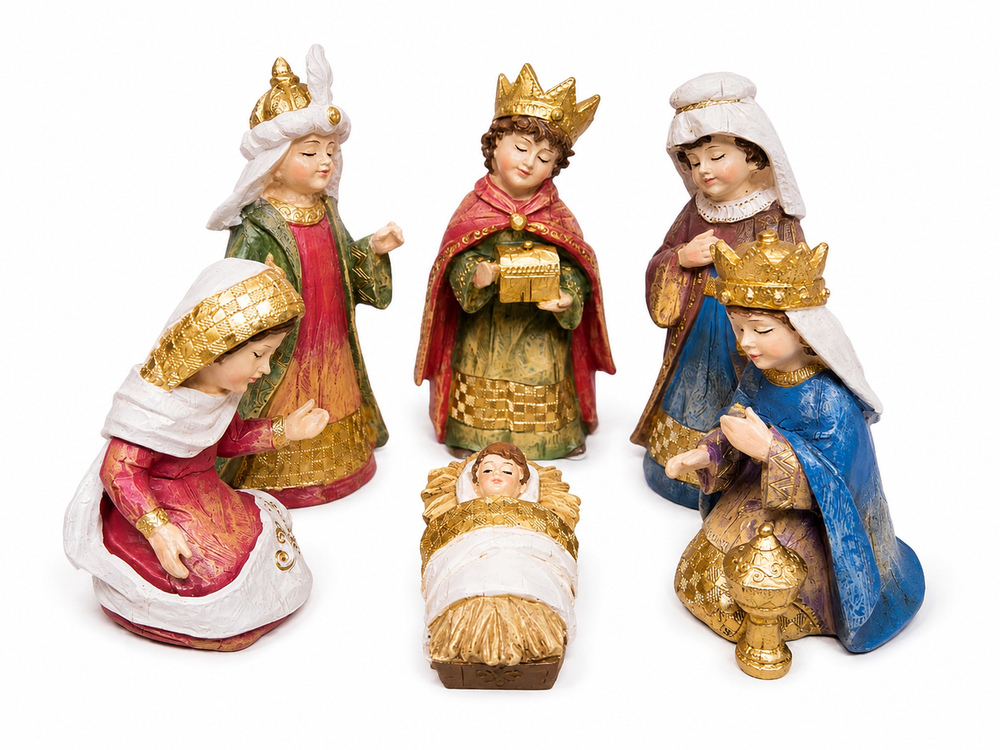 Misterio Tradicional con Reyes Magos - 6 piezas