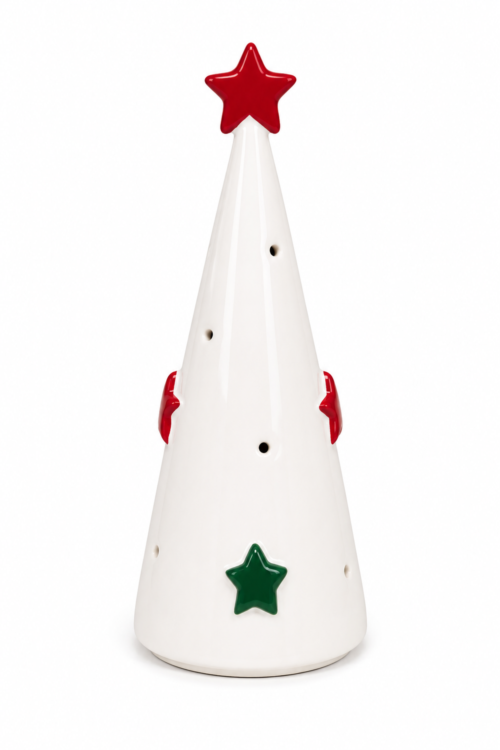 Pino Navideño Ceramico con Luz