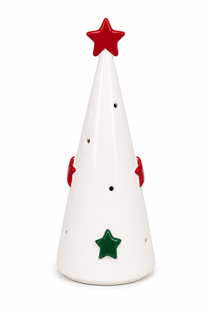 Pino Navideño Ceramico con Luz