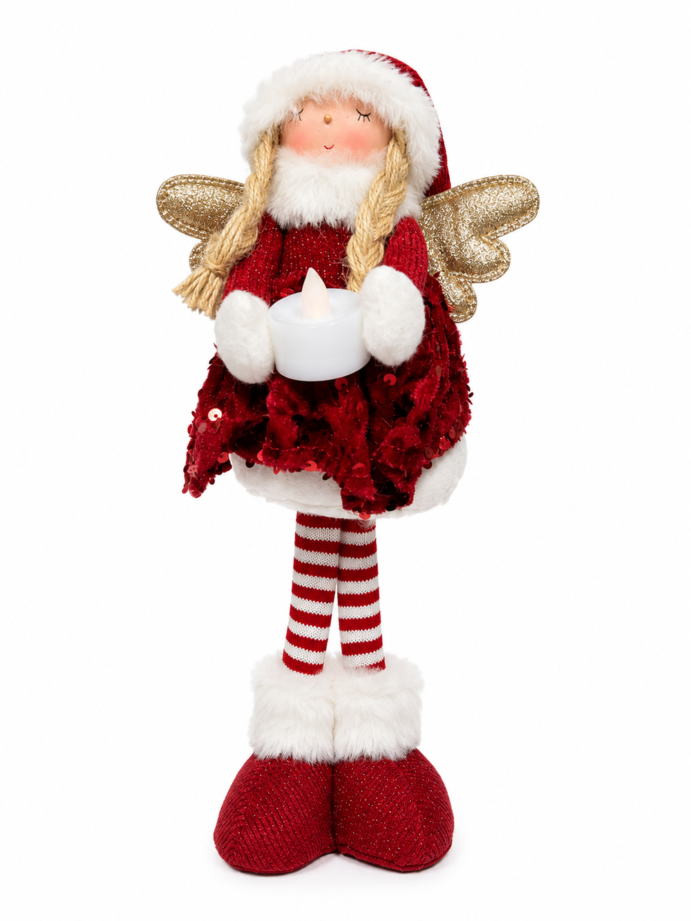 Ángel Navideño Encanto Rojo I