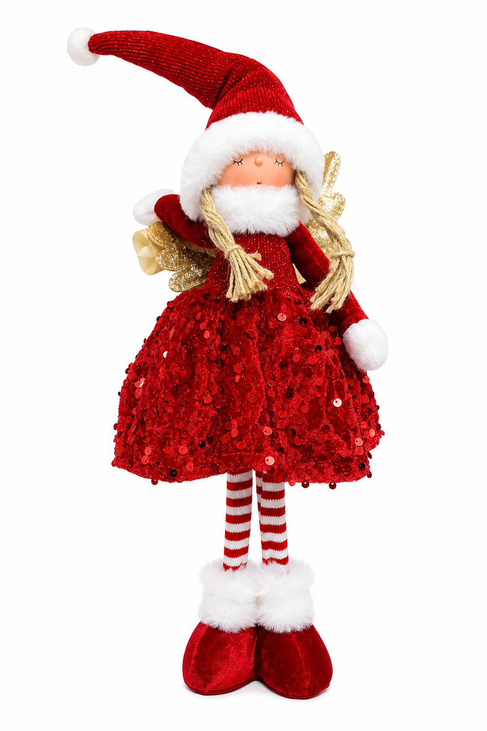 Ángel Navideño Encanto Rojo II