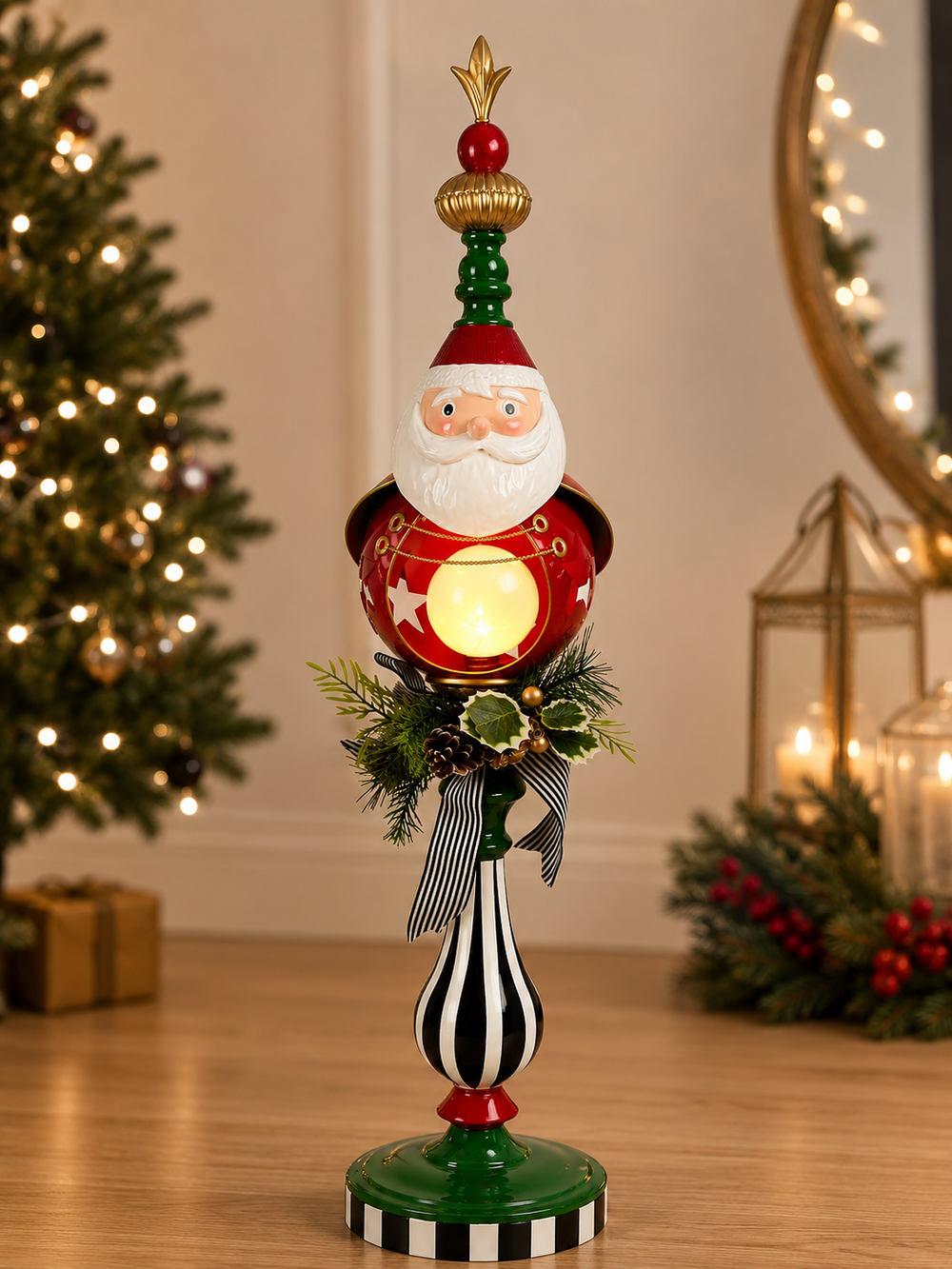Farol Cascanueces Rojo