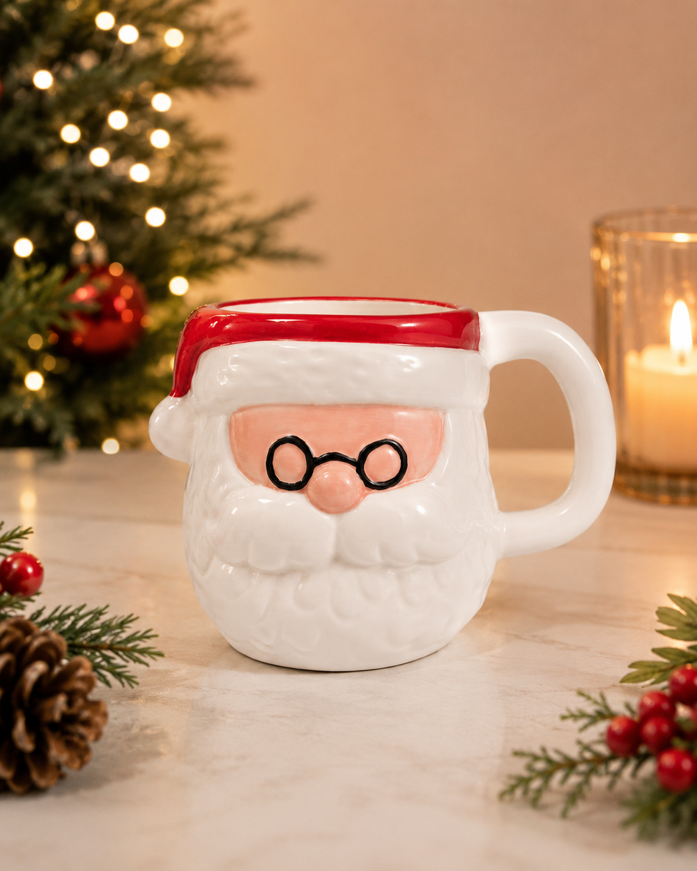 Taza Navideña Papá Noel