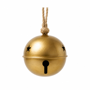 Cascabel Navideño Dorado