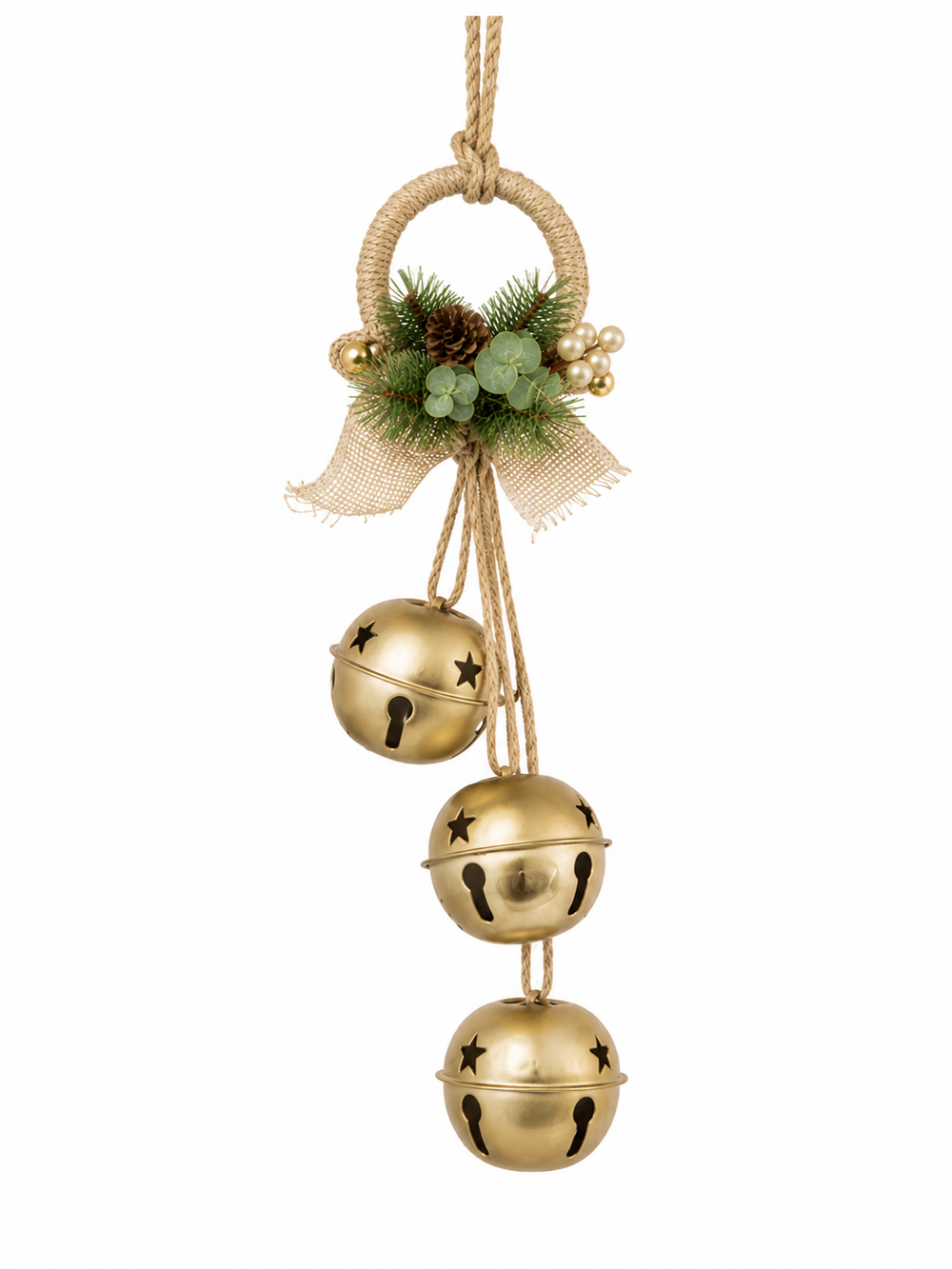 Cascabeles Navideño Dorado