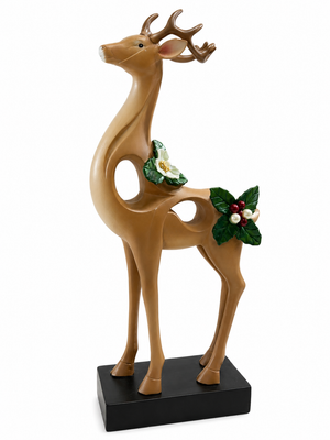 Adorno Reno con Flores I