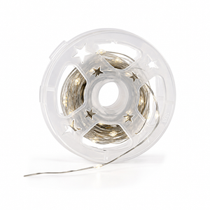 Luces Ada - Luz Amarilla - Cable Plata - 100m