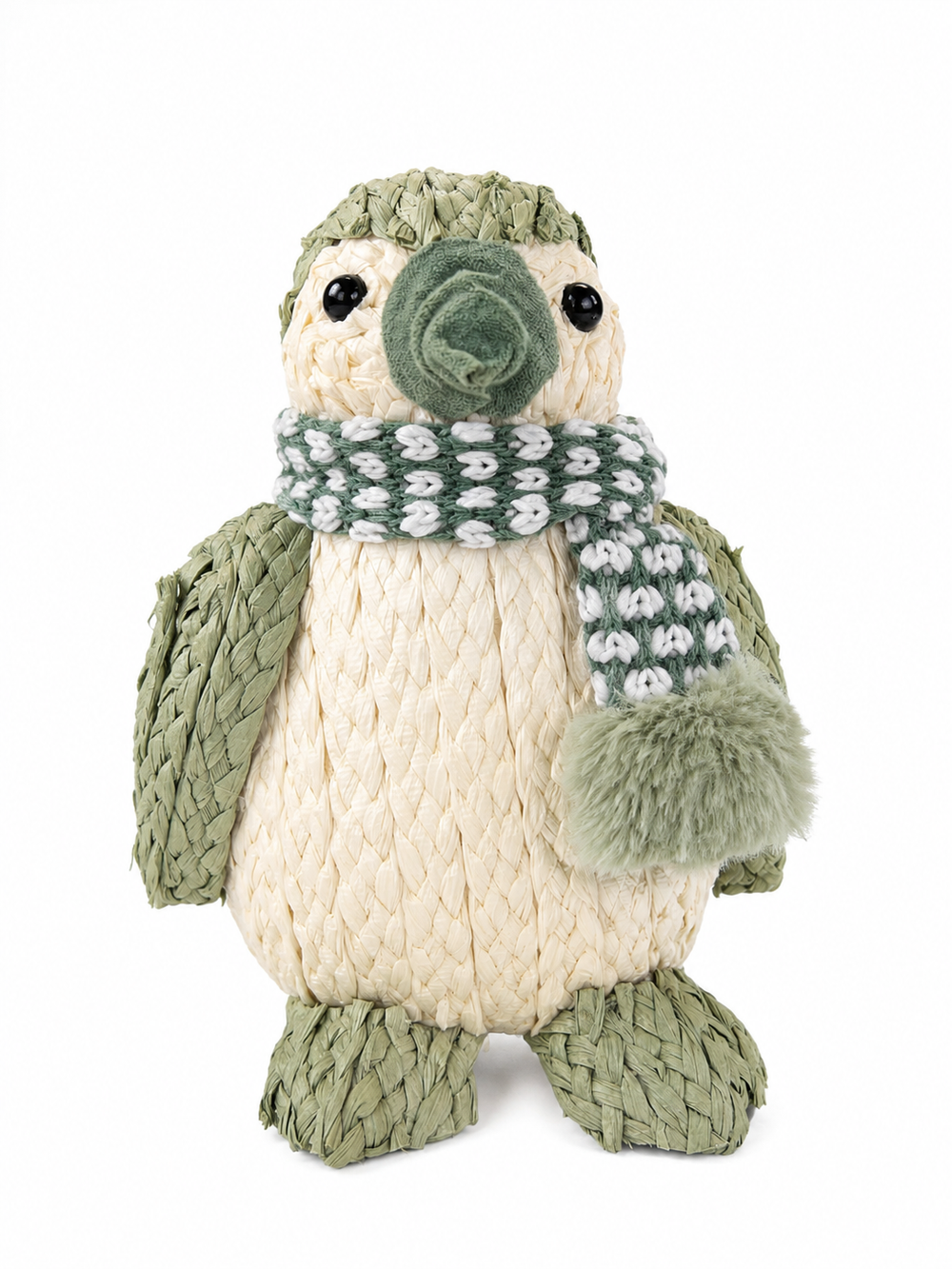 Pinguino Navideña Verde Invernal