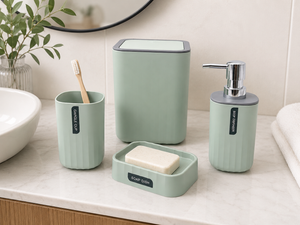 Set de Baño 4 piezas VERDE