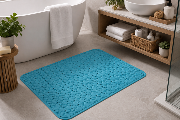 Alfombra de Baño Antideslizante AZUL