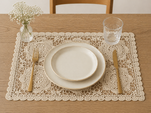 Individuales X6 Rectangular Beige CARVING