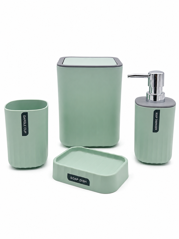 Set de Baño 4 piezas VERDE