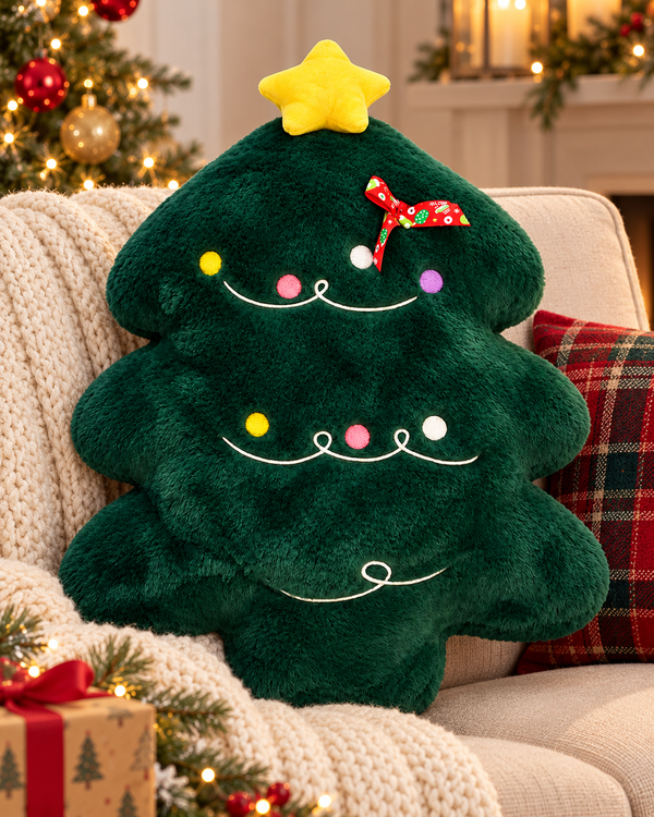 Cojin Navideño Árbolito Verde