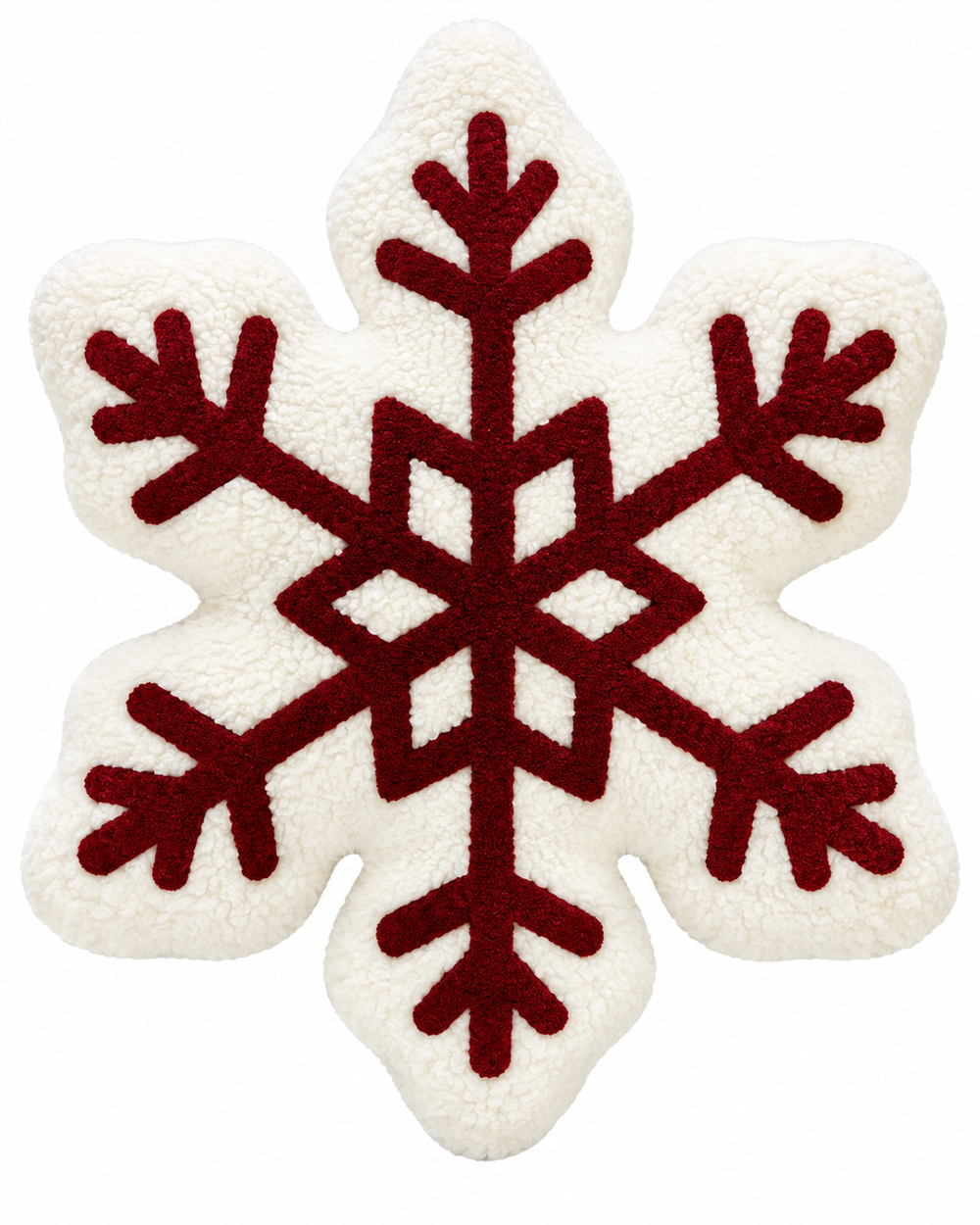 Cojin Navideño Copo de Nieve