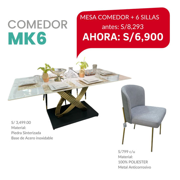 MESA DE COMEDOR MK6
