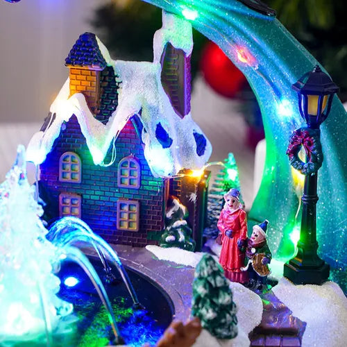 Pileta Navideña con Papa Noel
