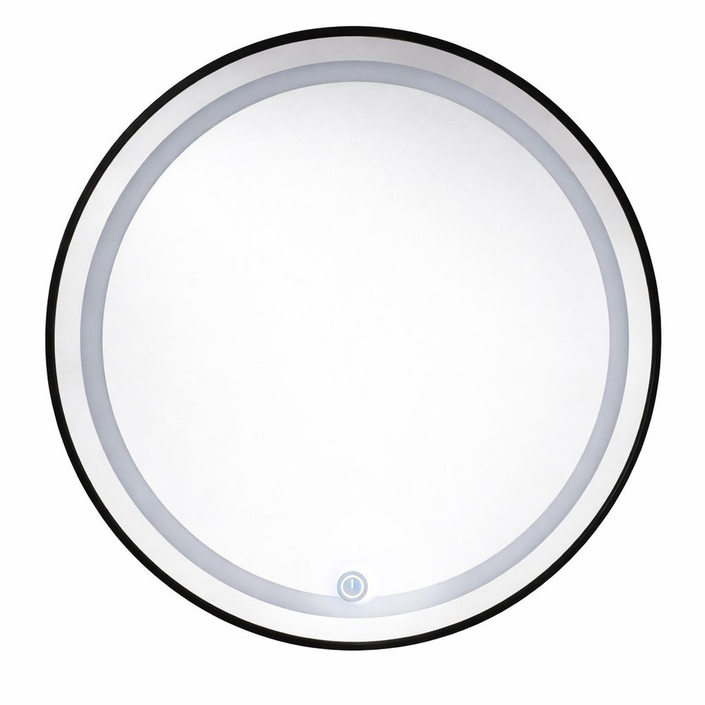 REDONDO NEGRO LED ESP104