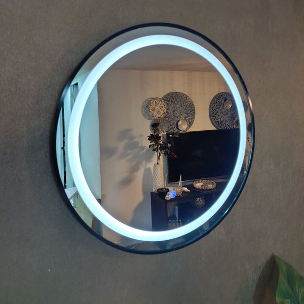 REDONDO NEGRO LED ESP104