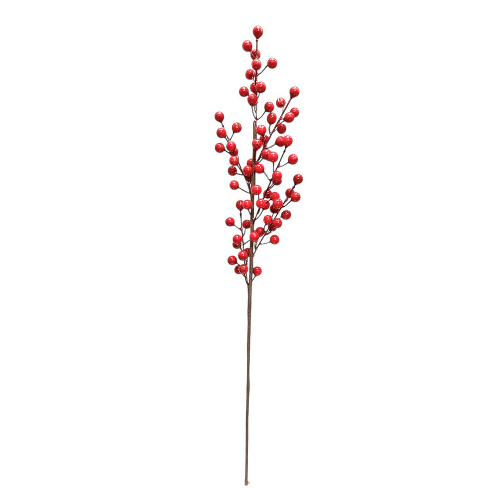Espiga Bayas Rojas Grande 65CM