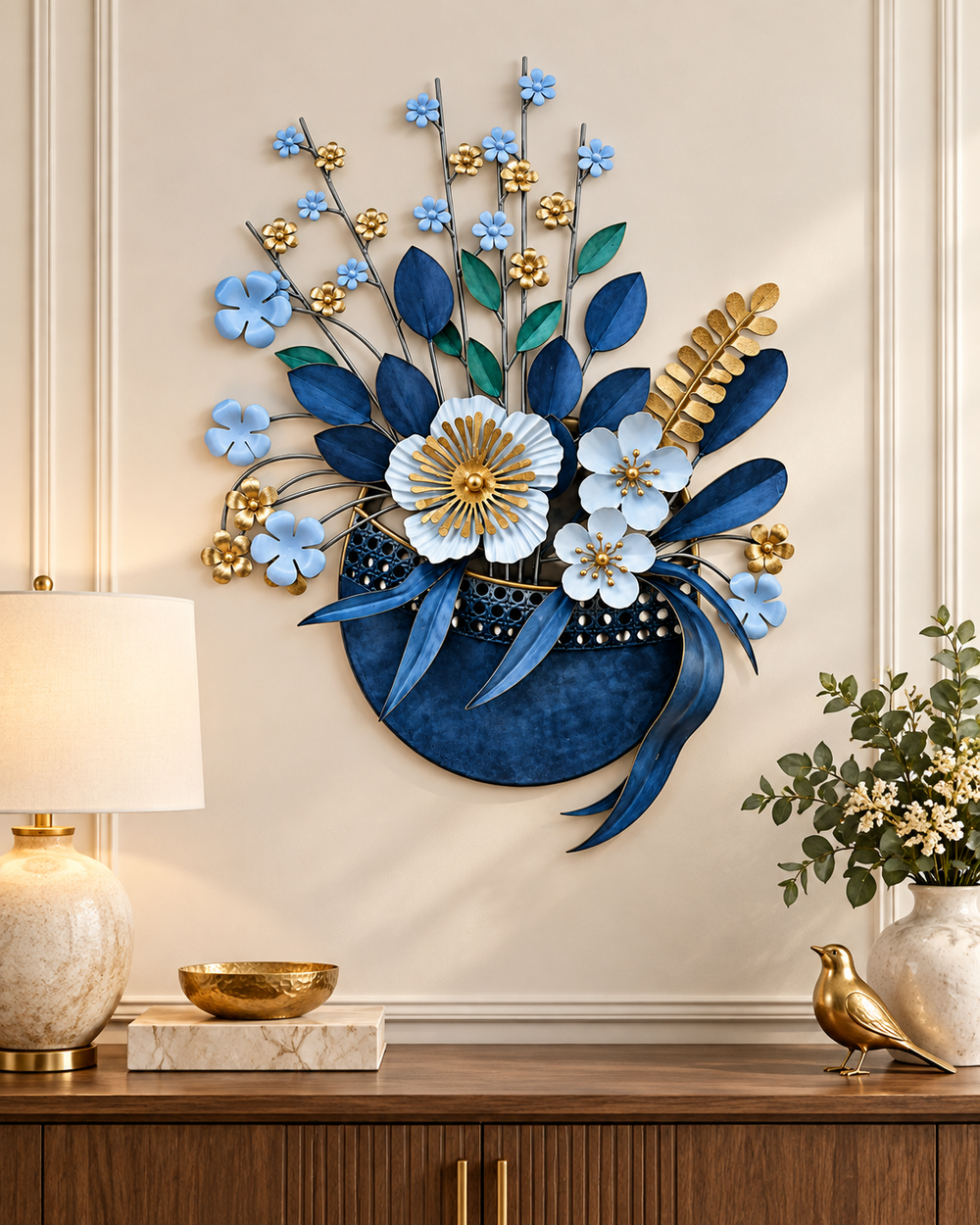 PLACA FLORAL V