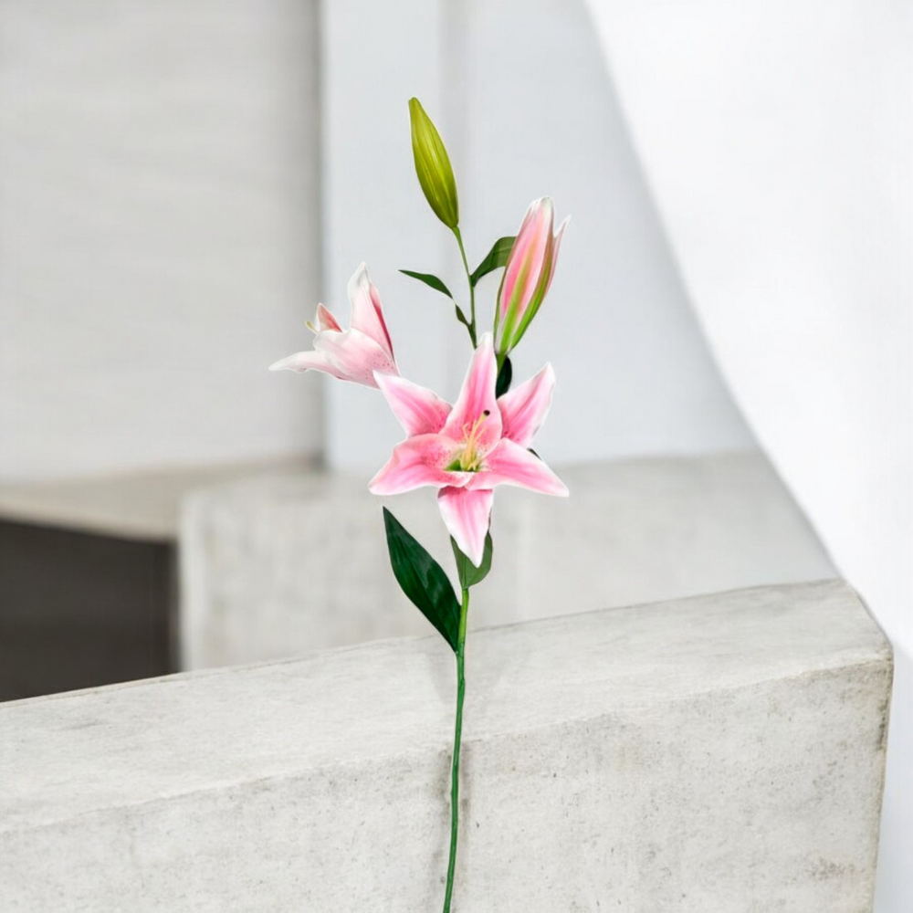 Rama de Lirio Rosa 45cm