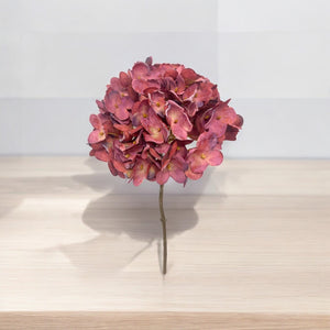 Rama HORTENSIA GUINDA Pequeña