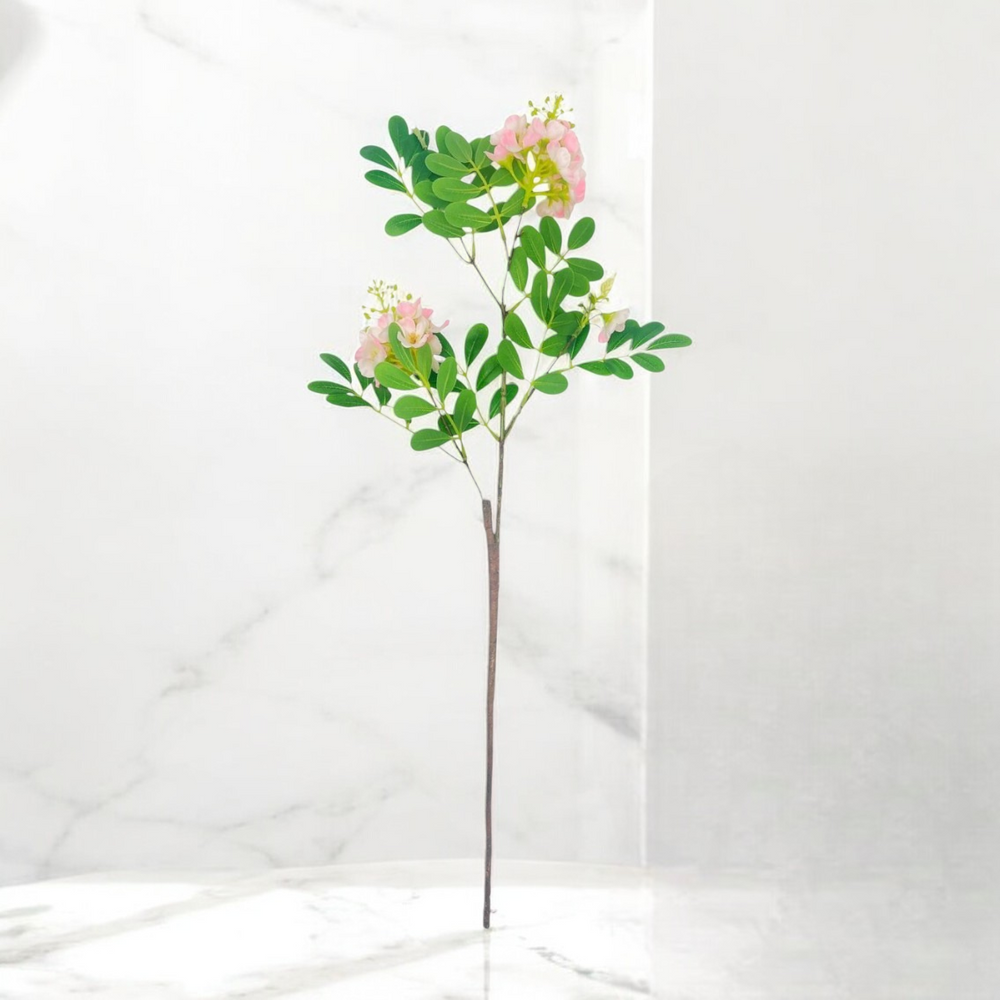 Rama flor CASSIA Rosada 74cm
