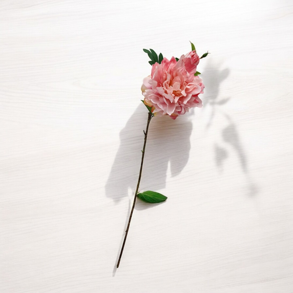 Flor Artificial PEONÍA ROSADA